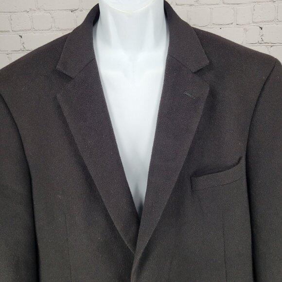 Michael Kors Black 100% Camel Hair 2 Button Blazer Sport Coat Size 46R - Picture 7 of 14